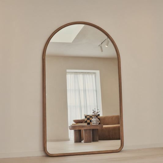 Haus Amora – Extra großes Ganzkörperspiegel aus Holz (200 cm x 120 cm)
